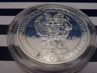 Moneda Plata 999 Armenia Arca de Noé 1oz 2013