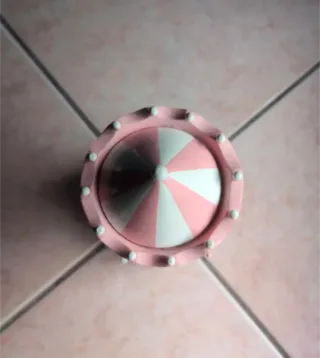 Carillon musicale giostra cavallini rosa