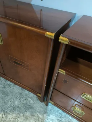Muebles estilo marinero madera y metal