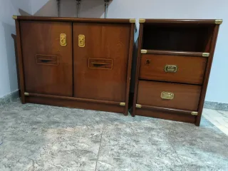 Muebles estilo marinero madera y metal