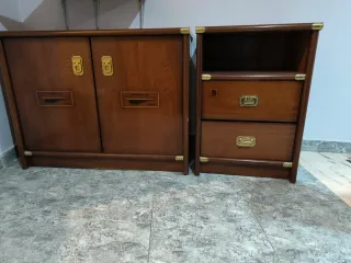 Muebles estilo marinero madera y metal