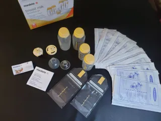 Sacaleches, biberones y bolsas