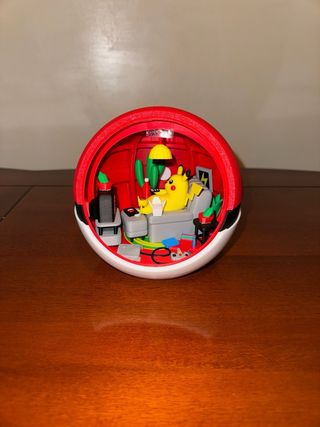 Diorama Pokemon Casa Pikachu