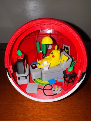 Diorama Pokemon Casa Pikachu