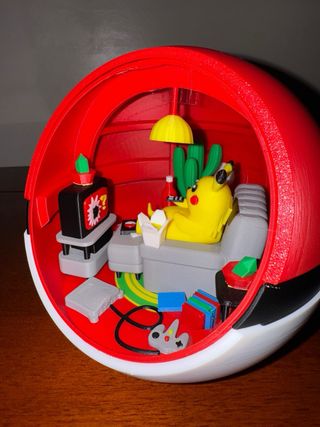 Diorama Pokemon Casa Pikachu