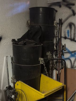 Tolva y tubos desescombro (3 módulos)