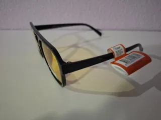 Gafas de sol polarizadas amarillas + funda de tela