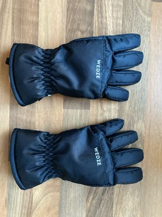 Guantes nieve niño Wedze negros T 6-8 años