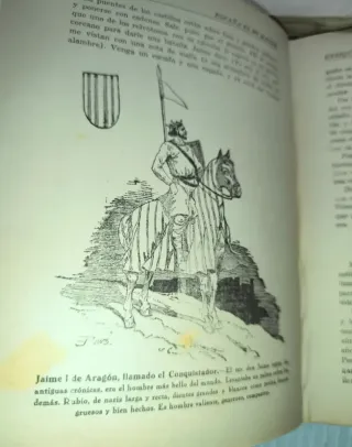 Libro antiguo historia de España