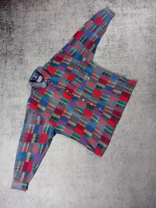 Camicia Vintage Anni '90 Taglia L Multicolore