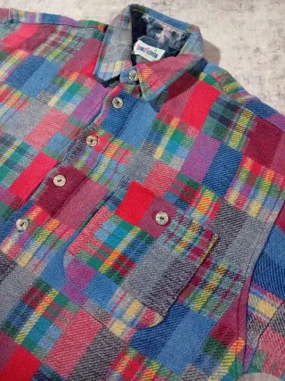 Camicia Vintage Anni '90 Taglia L Multicolore