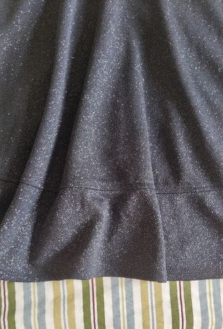 Vestido gris con brillos Talla 36