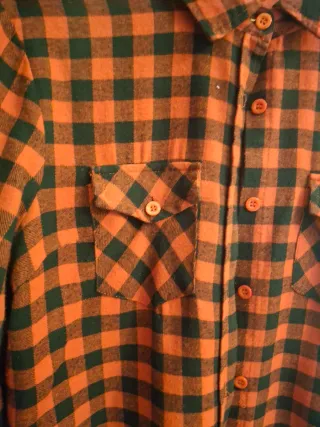 Camicia donna a quadri rossa e nera