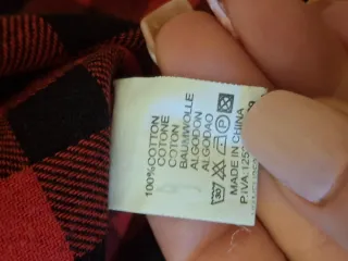 Camicia donna a quadri rossa e nera