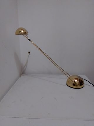 Lampada da tavolo Space Age dorata