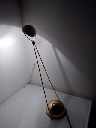 Lampada da tavolo Space Age dorata