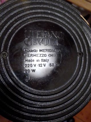 Lampada da tavolo Space Age dorata