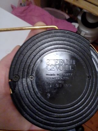 Lampada da tavolo Space Age dorata