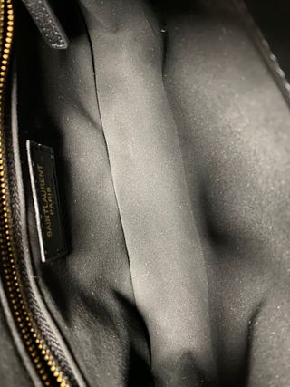Borsa YSL Le Saint piccola in pelle nera