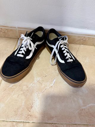 Zapatillas Vans Old Skool Negras Goma