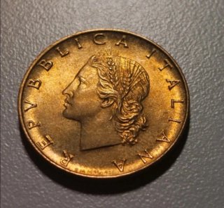 5 monete da 20 Lire 1980 Quercia R