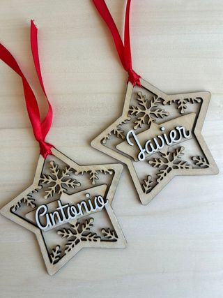 Adornos Estrella Personalizados
