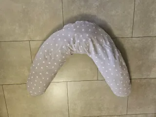 Cojín de Lactancia Gris Estrellas