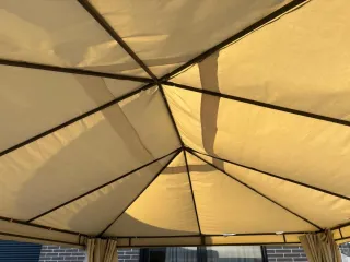 Cenador Pérgola Toldo 3x4 Beige