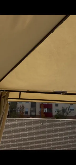 Cenador Pérgola Toldo 3x4 Beige