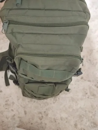 Mochila militar verde
