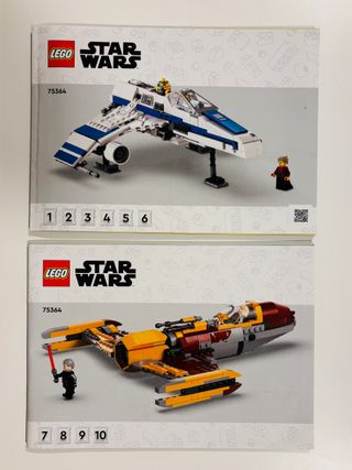 Lego 75364 Starwars New Rep. E-Wing+Starfigher