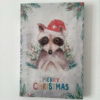 Quadro Natalizio scritta Merry Christmas Nuov