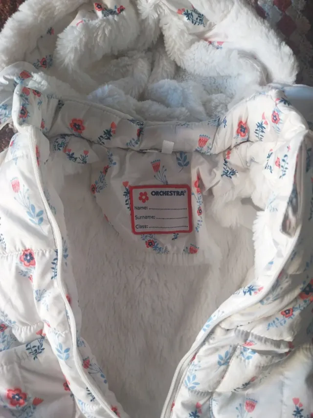 Chaqueta niña 6 meses floral