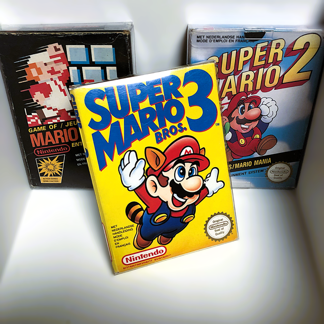 Super Mario Bros. 1, 2 e 3 Nintendo NES (NL)