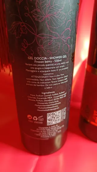 2 bottiglie gel doccia Amante Divino