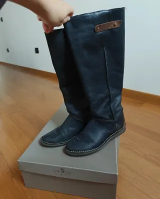 OCCASIONE!Stivali ILIMILL Pelle Blu Tg.37
