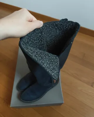 OCCASIONE!Stivali ILIMILL Pelle Blu Tg.37