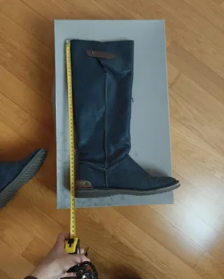 OCCASIONE!Stivali ILIMILL Pelle Blu Tg.37