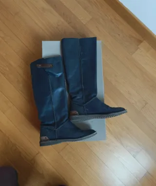 OCCASIONE!Stivali ILIMILL Pelle Blu Tg.37