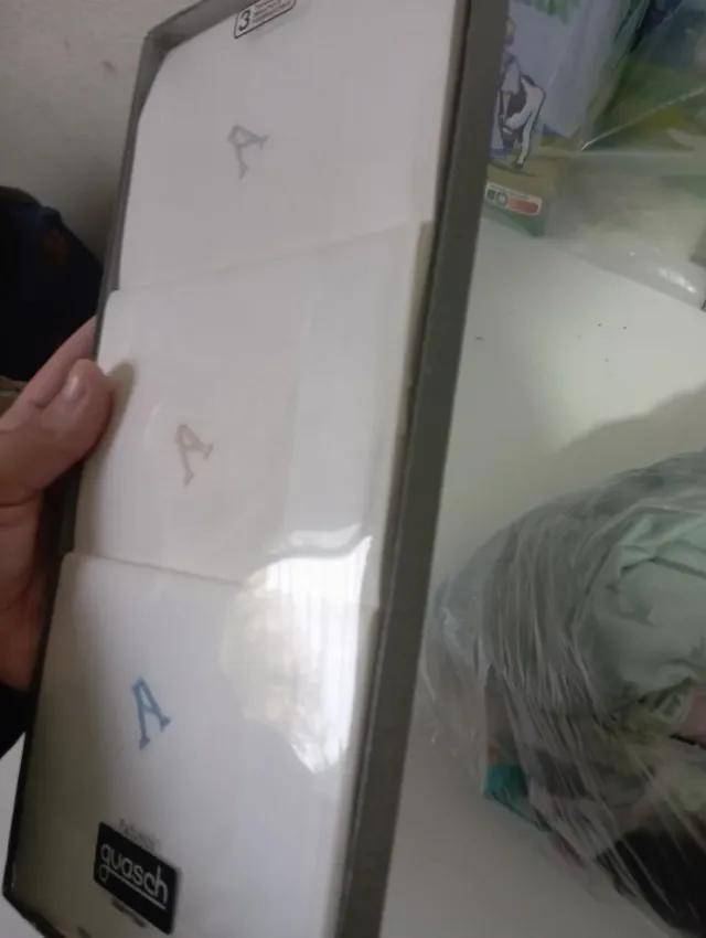 Pañuelos Guasch Bordados 'A' (3 uds)
