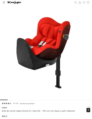 Silla coche naranja SIRONA Z i-SIZE PLATINUM CYBEX