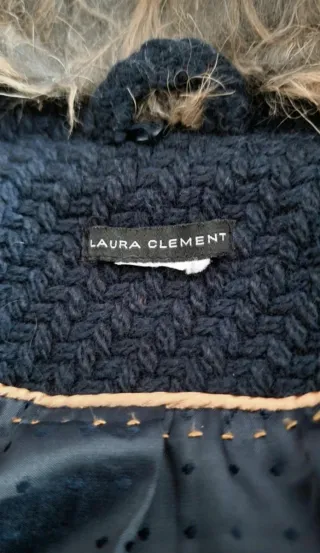 Abrigo largo azul S/M