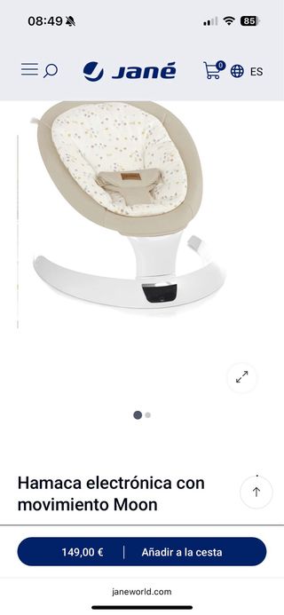 Hamaca eléctrica con movimiento JANE MOON