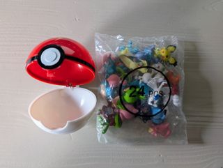 Pokemon ball action figure 24pcs kit