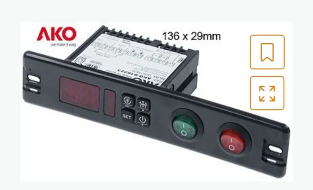 Controlador de temperatura digital alargado NUEVO