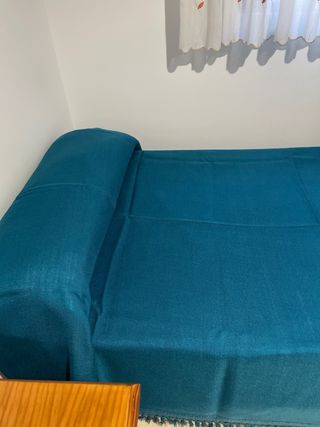 Colcha entretiempo color azul