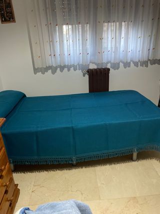 Colcha entretiempo color azul