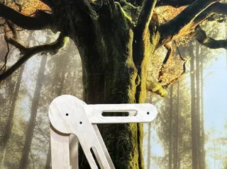 Torre di apprendimento pieghevole in legno