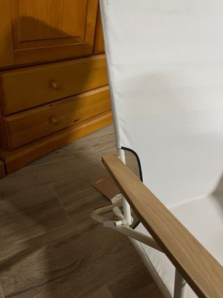 Silla plegable de tela y metal