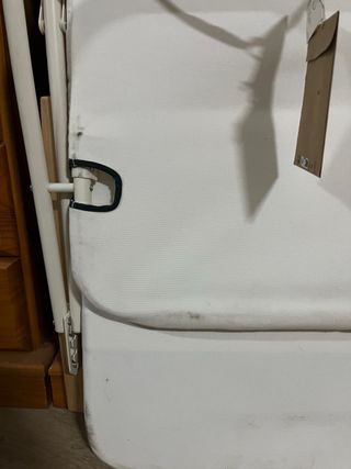 Silla plegable de tela y metal